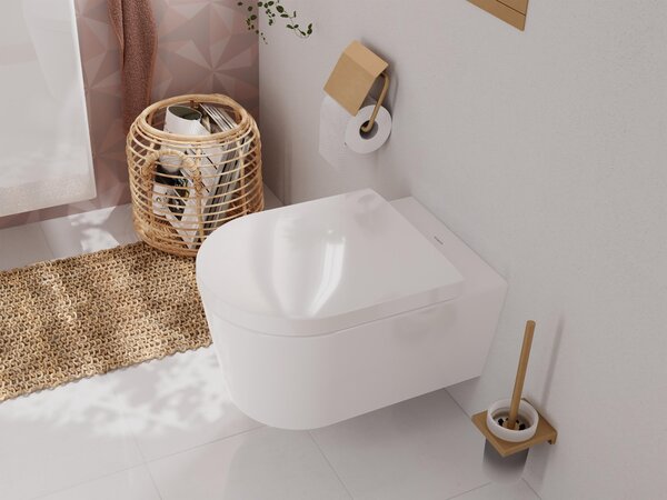Hansgrohe EluPura S vas wc agăţat fără margine cu spălare turbionară alb 62024450
