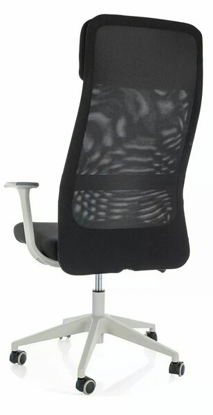Scaun birou Q-861 R, negru, stofă/plasă, 66x50x113 cm