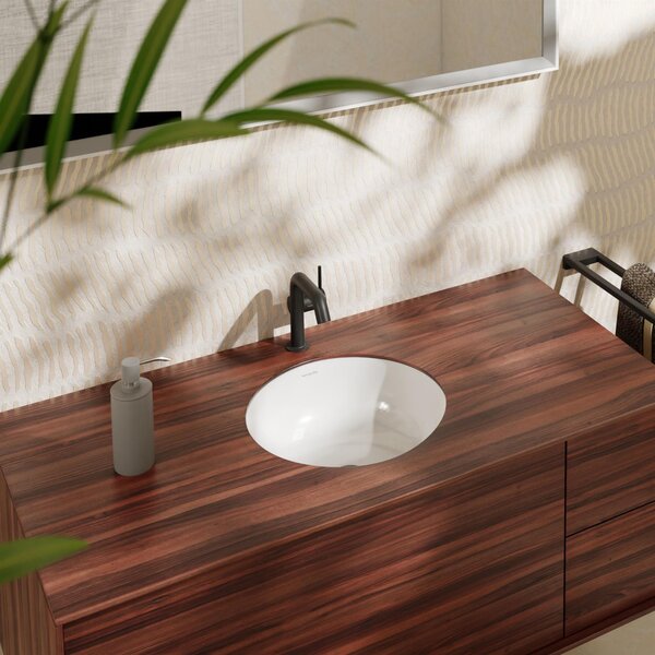 Hansgrohe Xuniva S lavoar 35x35 cm rotund sub blat alb luciu 60151450