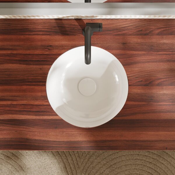 Hansgrohe Xuniva S lavoar 35x35 cm rotund sub blat alb luciu 60151450