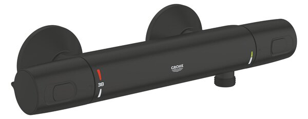 Grohe Precision baterie de duș perete cu termostat negru 1022172432