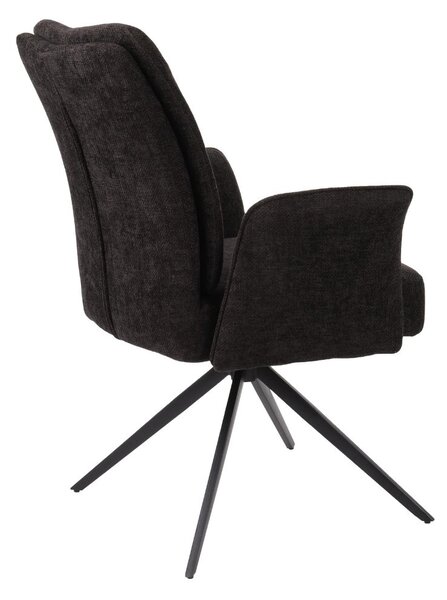 Scaun de dining Stanley negru