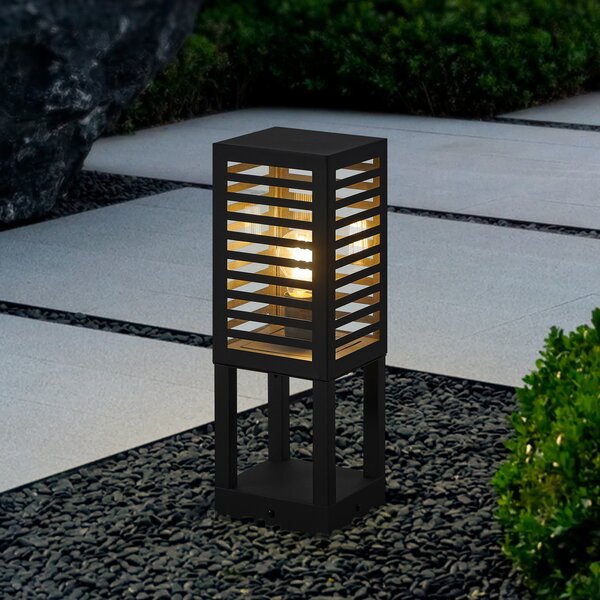 EGLO Lumină de piedestal Alamonte 3, negru, reglabil, Negru, Metal, Modern