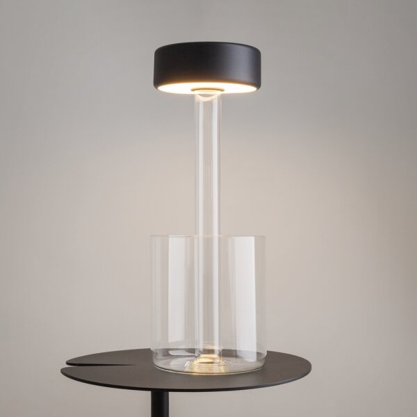 Maytoni MOD229TL-L3B3K1 - Lampă LED portabilă reglabilă 3W/5V negru/clar