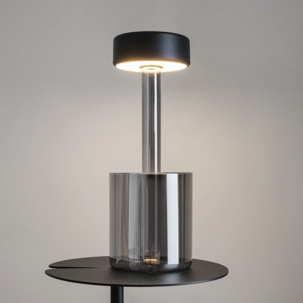 Maytoni MOD229TL-L3B3K3 - Lampă LED portabilă reglabilă 3W/5V negru/gri