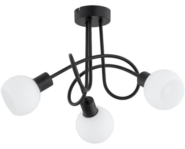 Lustră aplicată ERYKA 3xE14/10W/230V negru