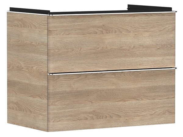 Hansgrohe Xelu Q dulap 78x49.5x60.5 cm sub chiuveta pe perete stejar-crom 54029000