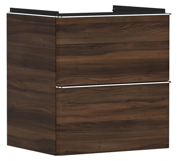 Hansgrohe Xelu Q dulap 58x49.5x60.5 cm sub chiuveta pe perete nucă-crom 54026000