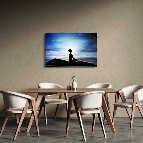 Tablou - Femaia meditând (90x60 cm)