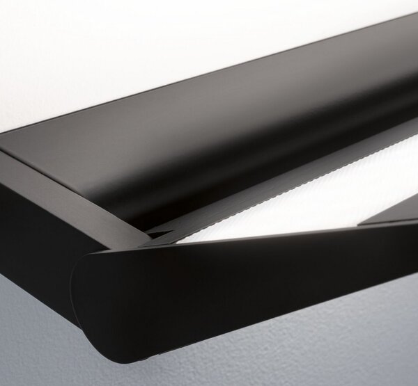 Paulmann Ranva aplică LED, reglare 3 trepte, negru, reglabil, Negru, Camera de zi / sufragerie, Metal, Modern