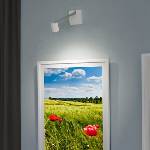 Paulmann Assistance Adelia LED set de lumini pentru tablouri, reglabil, Alb, Camera de zi / sufragerie, Metal