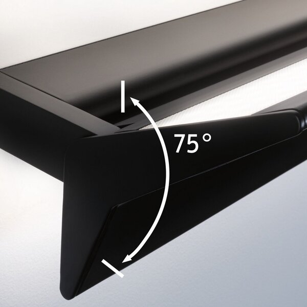 Paulmann Stine aplică LED, reglare 3 trepte, negru, reglabil, Negru, Camera de zi / sufragerie, Metal, Modern