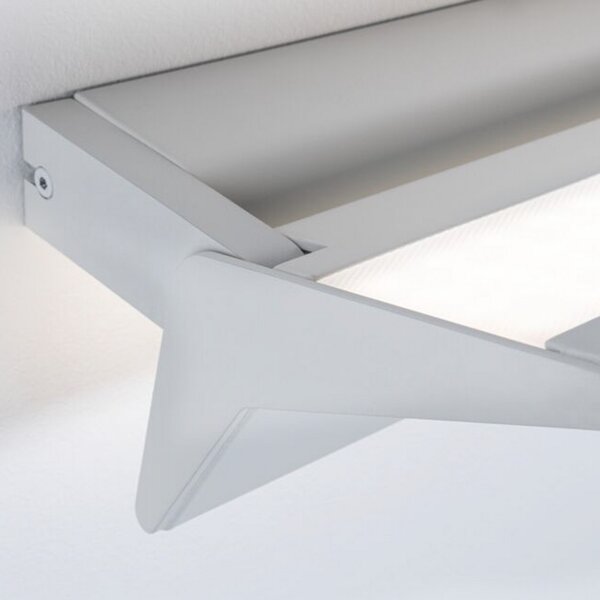 Paulmann Stine aplică LED, reglare 3 trepte, alb, reglabil, Alb, Camera de zi / sufragerie, Metal, Modern