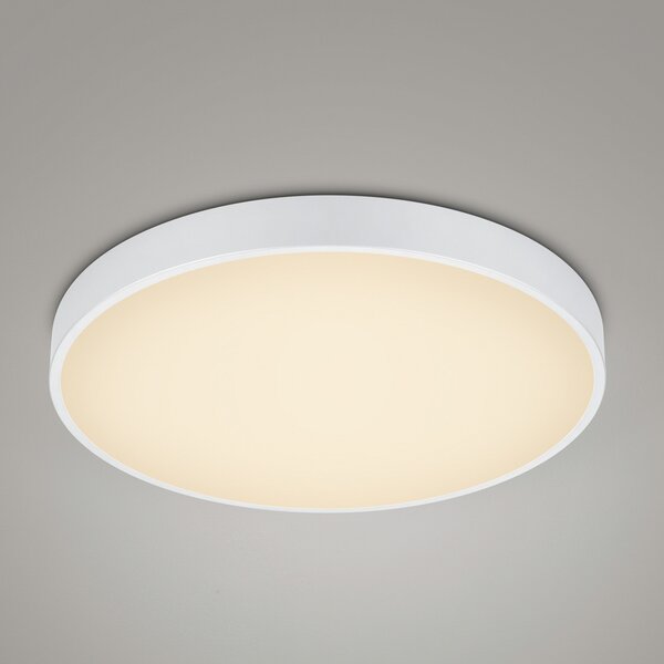 Trio Lighting Plafonieră cu LED Waco, CCT, Ø 49,5 cm, alb mat, reglabil, Alb, Camera de zi / sufragerie, Metal