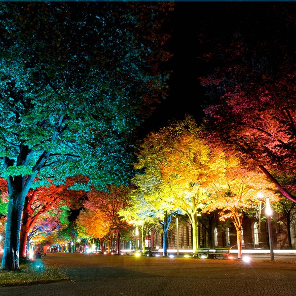 Tint Spot cu LED-uri pentru exterior Flores XL, IP44, CCT, RGB, reglabil, Negru, Plastic
