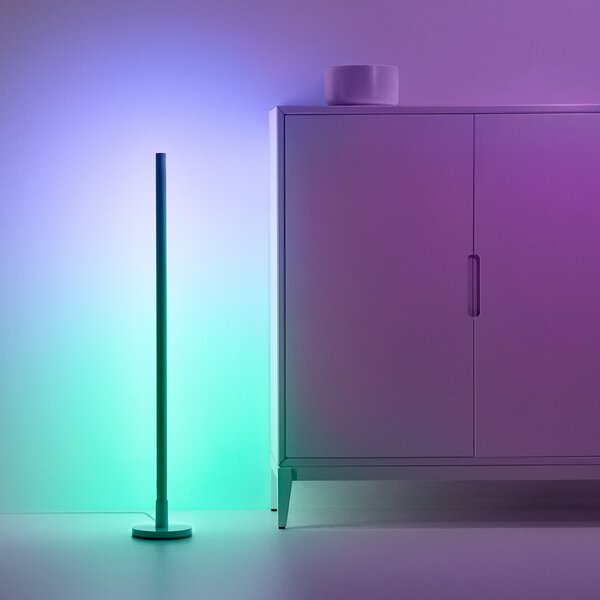 WiZ Lampadar LED Pole, alb reglabil și culoare,, Alb, Camera de zi / sufragerie, Plastic, Modern