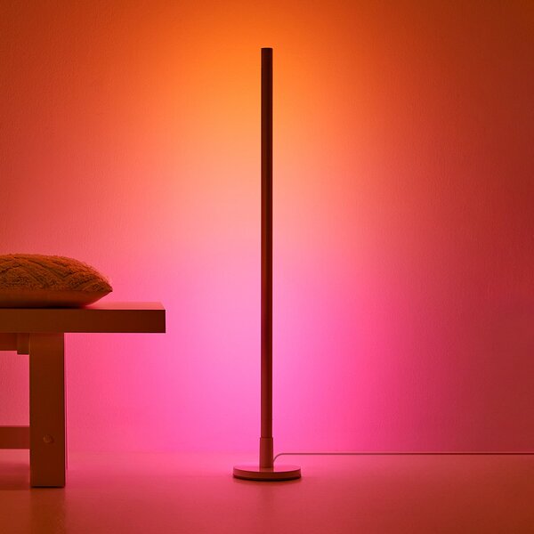 WiZ Lampadar LED Pole, alb reglabil și culoare,, Alb, Camera de zi / sufragerie, Plastic, Modern