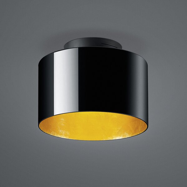 BANKAMP Luce elevata Grand LED plafonieră cu LED, 32 cm, reglabil, Negru, Camera de zi / sufragerie, Sticlă, Design