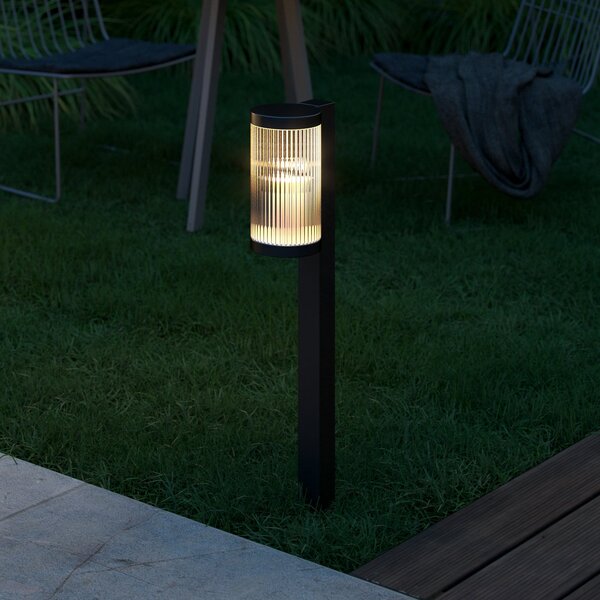 Nordlux Bornă luminoasă Coupar Garden din aluminiu, negru, reglabil, Negru, Metal