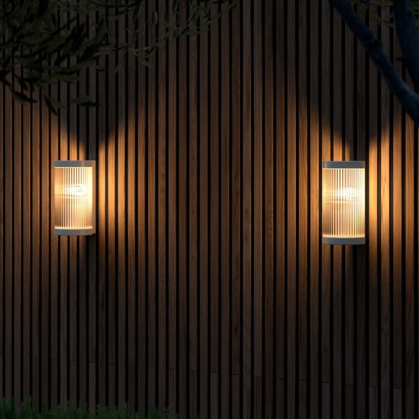 Nordlux Aplică pentru exterior Coupar, nisip, reglabil, Bej, Metal