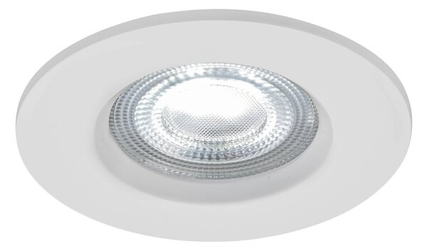 Nordlux Lampă încastrată LED Don Smart, set 3x, alb, reglabil, Alb, Baie, Plastic, Plafon încastrat