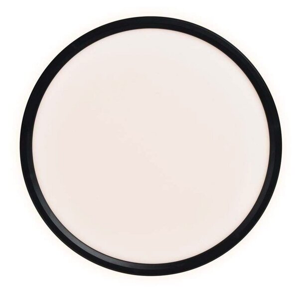 Nordlux Plafonieră LED Liva Smart, negru, reglabil, Negru, Camera de zi / sufragerie, Plastic