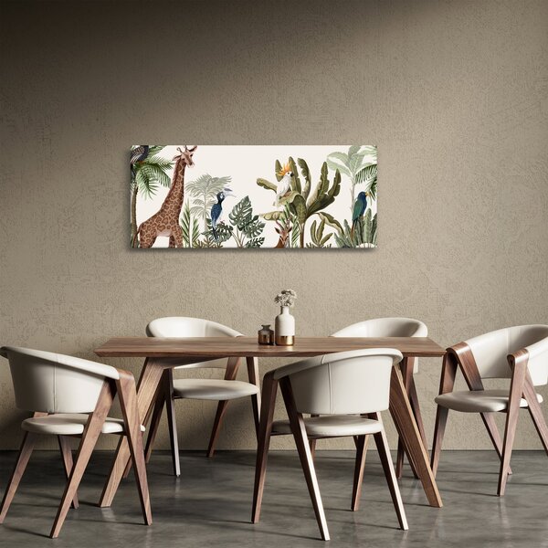 Tablou - Locuitorii africii (120x50 cm)