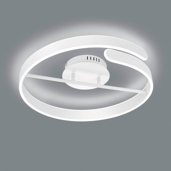Reality Leuchten Parma plafonieră LED Switch-Dim 37W 4.000K albă, reglabil, Alb, Studiu / Birou, Metal, Modern
