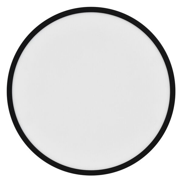 Nordlux Plafonieră cu LED Oja Smart, negru, Ø 42 cm, reglabil, Negru, Bucătărie, Plastic