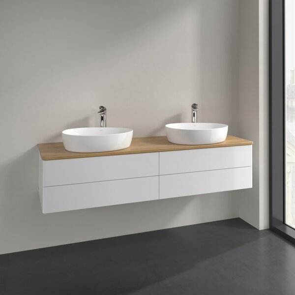 Villeroy & Boch Antao dulap 160x50x36 cm sub chiuveta pe perete alb-stejar K28051GF