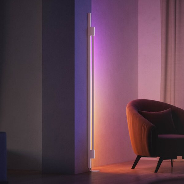 Philips Hue Perifo 2x Spoturi, Alb gradient Tube alb, reglabil, Alb, Studiu / Birou, Metal, Modern