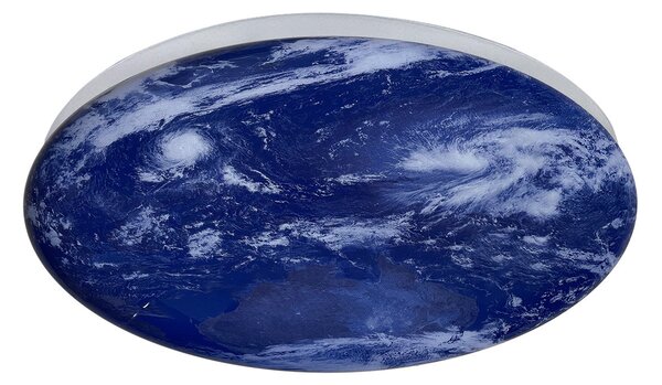 Light Prestige Tierra plafon 1x24 W alb-bleumarin LP-1106/1CTIERRA