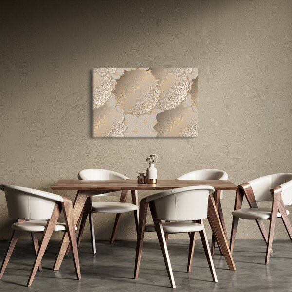 Tablou - Mandale în tonuri aurii (90x60 cm)