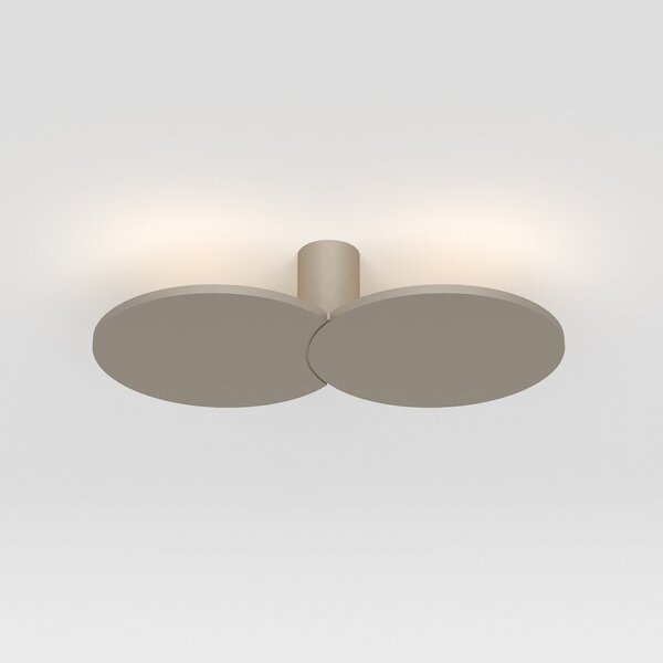 Rotaliana Collide H1 plafonieră LED 2.700 K bronz, reglabil, Bronz / Alamă Veche, Camera de zi / sufragerie, Metal, Design