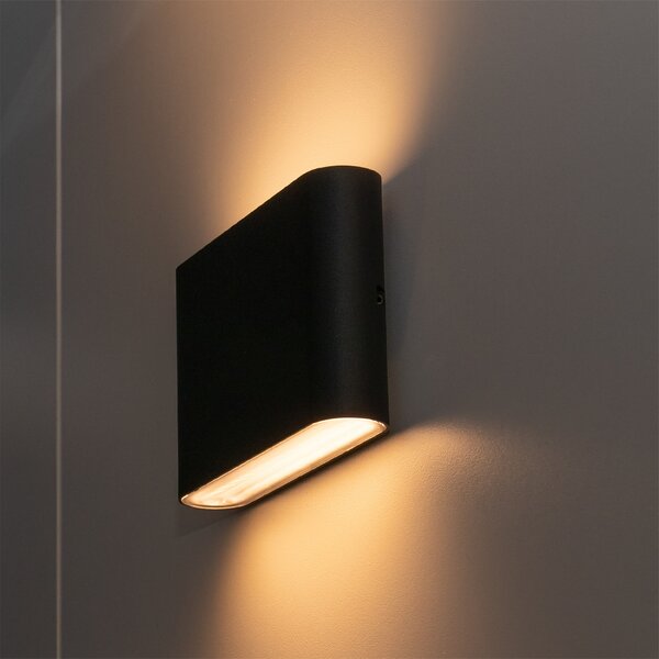 DOTLUX FLASK LED pentru exterior, negru, 13,5 cm, Negru, Metal, Modern
