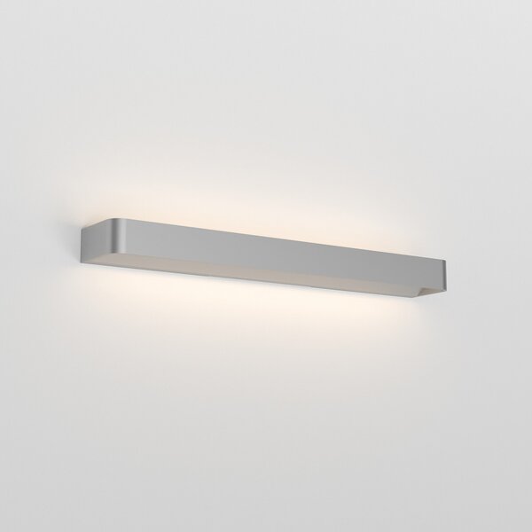 Rotaliana Frame W3 lampă de perete 3.000K argintiu, Gri, Camera de zi / sufragerie, Metal, Design, Priză de perete sus / jos