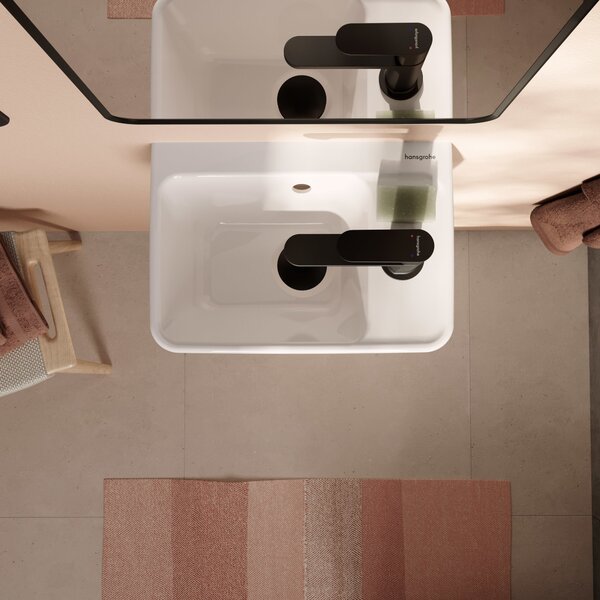 Hansgrohe Xanuia Q lavoar 36x25 cm dreptunghiular clasică alb luciu 60129450