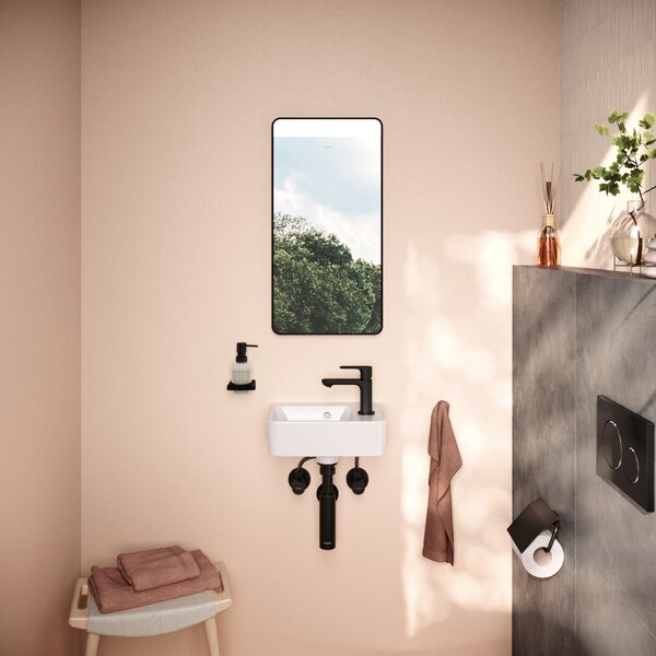 Hansgrohe Xanuia Q lavoar 36x25 cm dreptunghiular clasică alb luciu 60129450