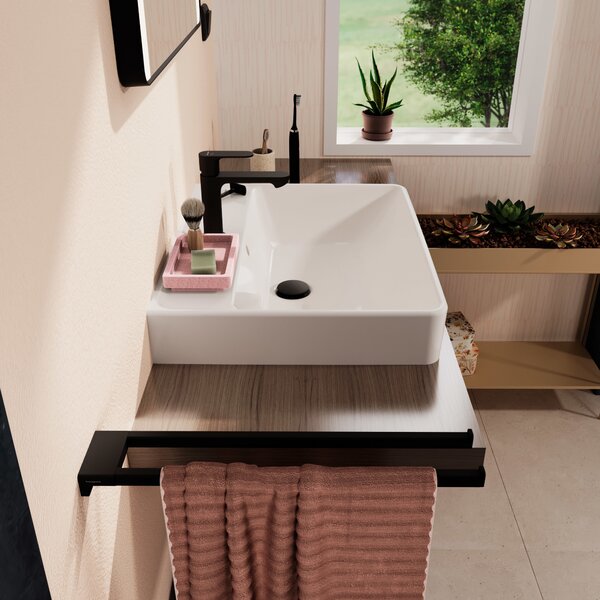 Hansgrohe Xanuia Q lavoar 60x48 cm dreptunghiular clasică-de blat alb luciu 60243450