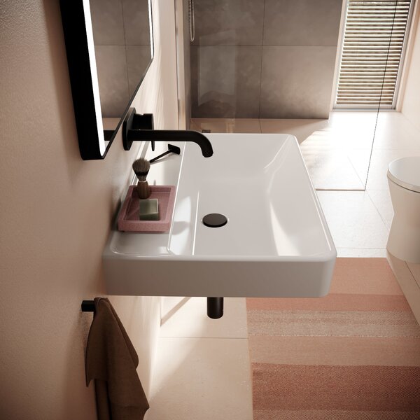 Hansgrohe Xanuia Q lavoar 70x48 cm dreptunghiular clasică alb luciu 60224450