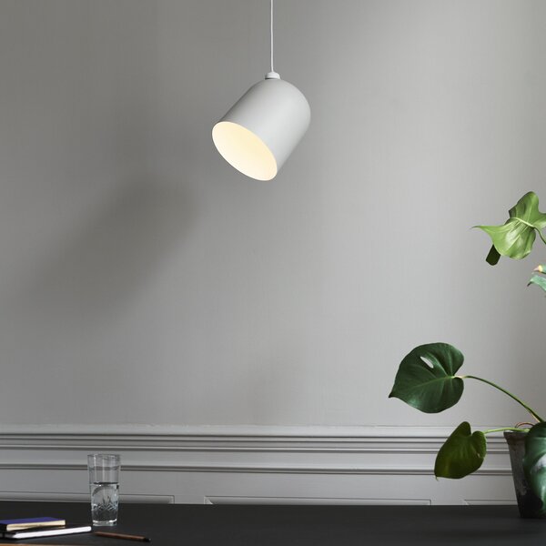 DFTP by Nordlux Lampă suspendată Angle E27, telegri, reglabil, Gri, Bucătărie, Metal, Design industrial
