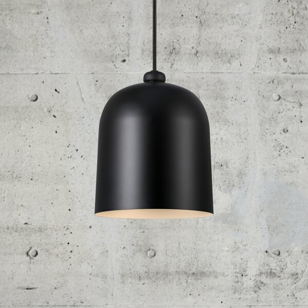 DFTP by Nordlux Lampă suspendată Angle E27, negru, reglabil, Negru, Bucătărie, Metal, Design industrial