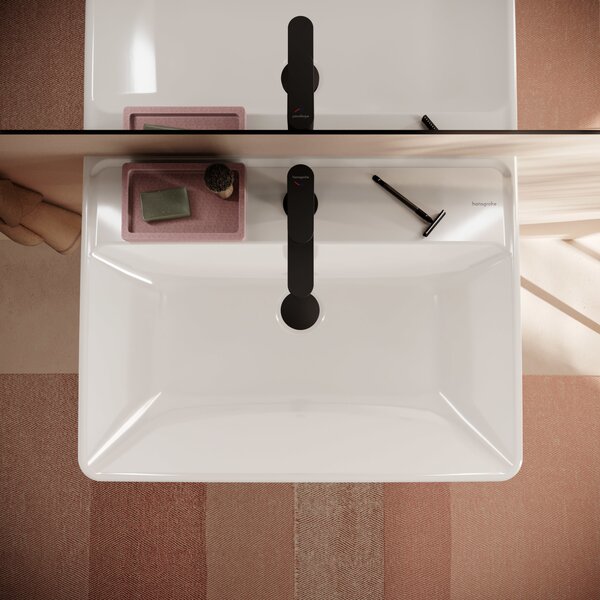 Hansgrohe Xanuia Q lavoar 65x48 cm dreptunghiular clasică alb luciu 60134450