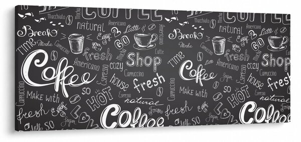 Tablou - Coffee (120x50 cm)