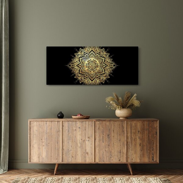 Tablou - Mandala bogăției (120x50 cm)