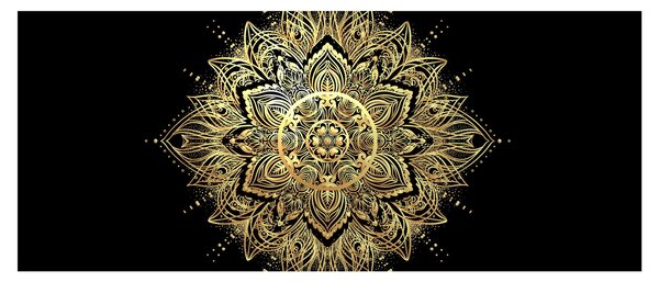 Tablou - Mandala bogăției (120x50 cm)