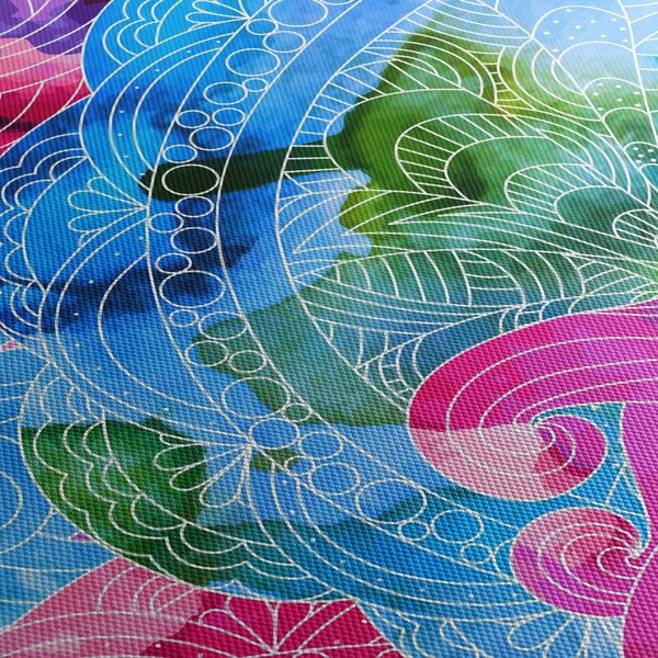 Tablou - Valuri colorate (70x50 cm)