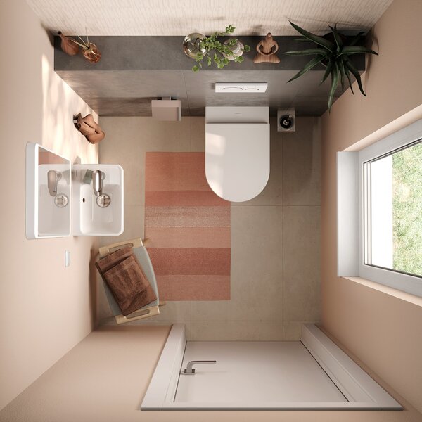 Hansgrohe Xanuia Q lavoar 36x25 cm dreptunghiular clasică alb luciu 60129450