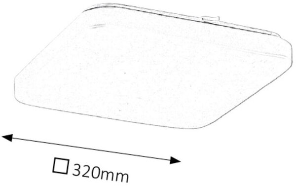 Rabalux Rob plafon 1x32 W alb 2287