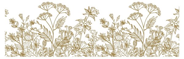 Tablou - Flori de câmp (120x50 cm)